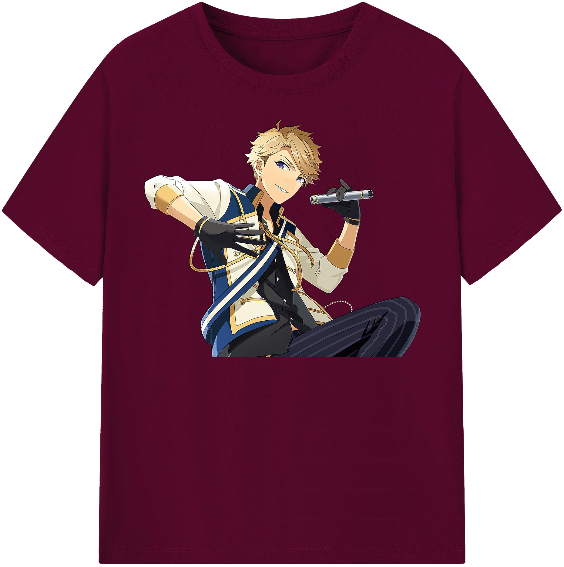 （画像用） あんさんぶるスターズ! Ensemble Stars レディースカジュアルプリントTシャツ（綿100％）